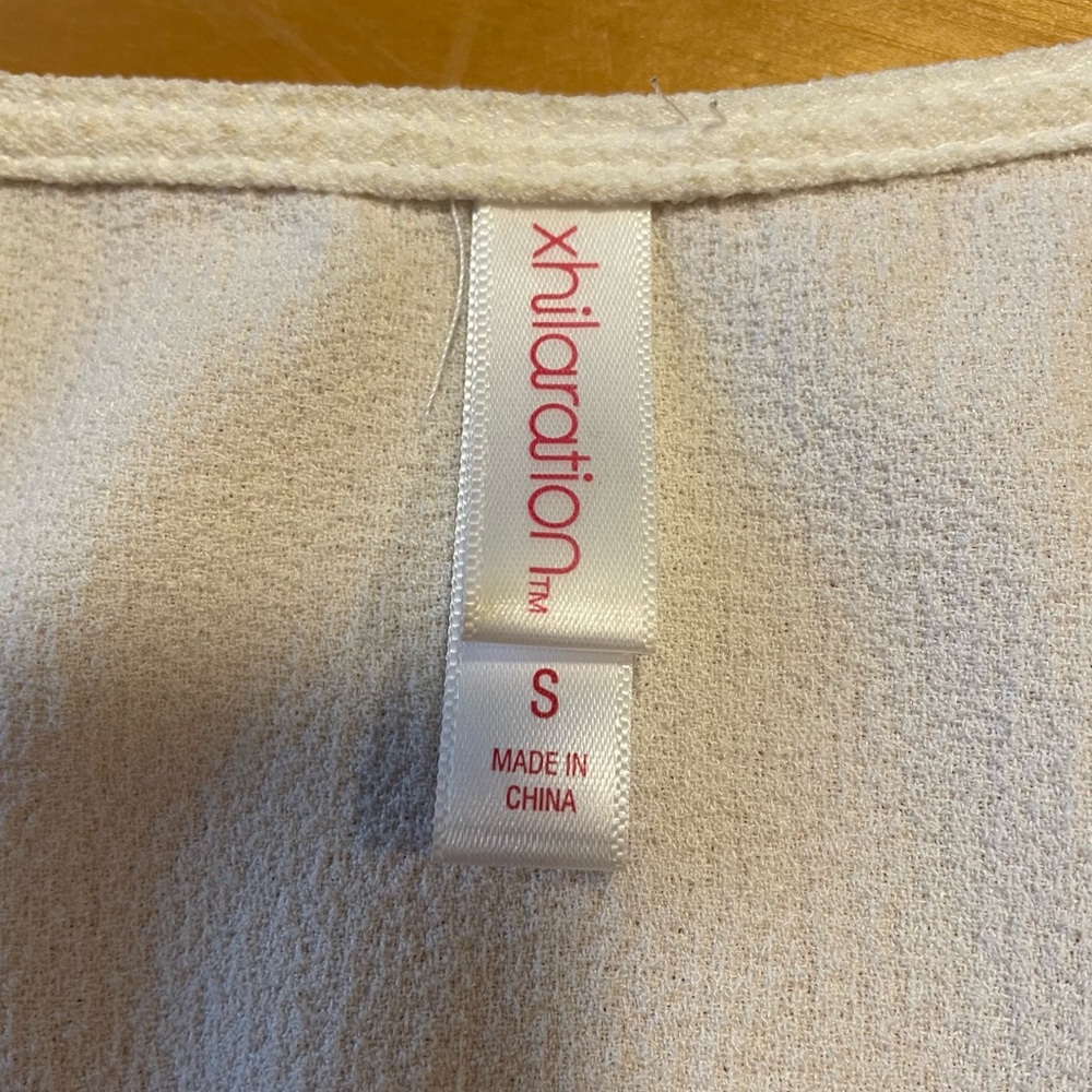 Xhilaration Tie Front Blouse - Size S - Picture 7 of 7